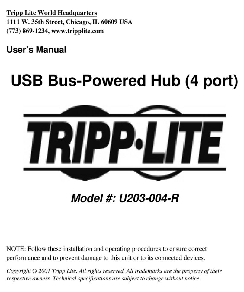 Tripp Lite U203-004-R User manual
