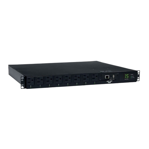 Tripp Lite PDUMH15ATNET User manual Tripp Lite PDUMH15ATNET User manual