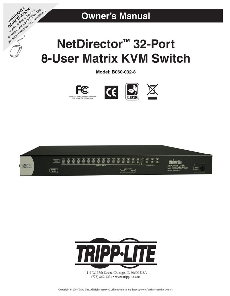 Tripp Lite NetDirector B060-032-8 User manual