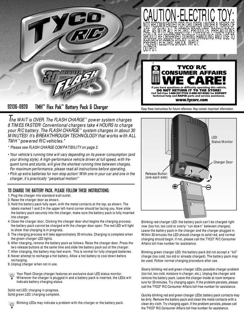 Tyco FLASH CHARGE 92136-0920 user manual
