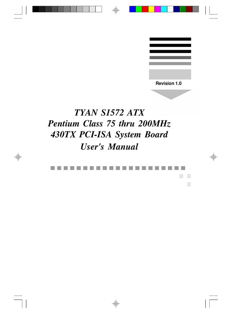 TYAN TYAN S1572 ATX user manual