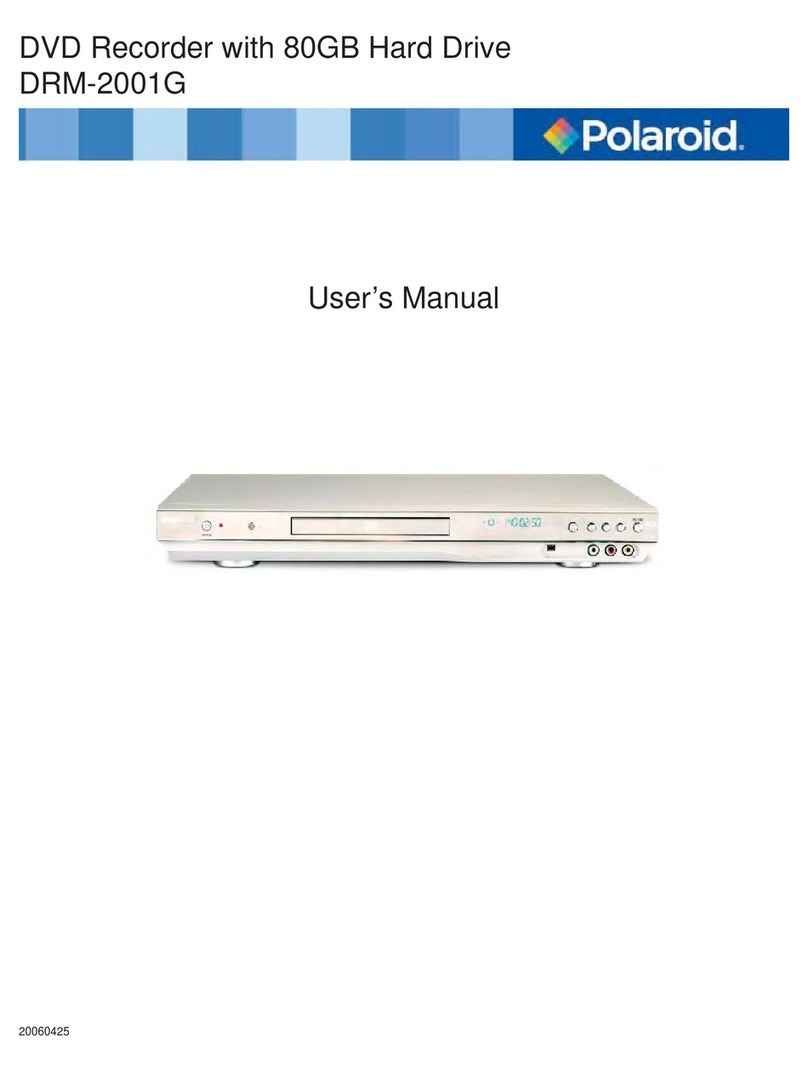 Polaroid DRM-2001G User manual