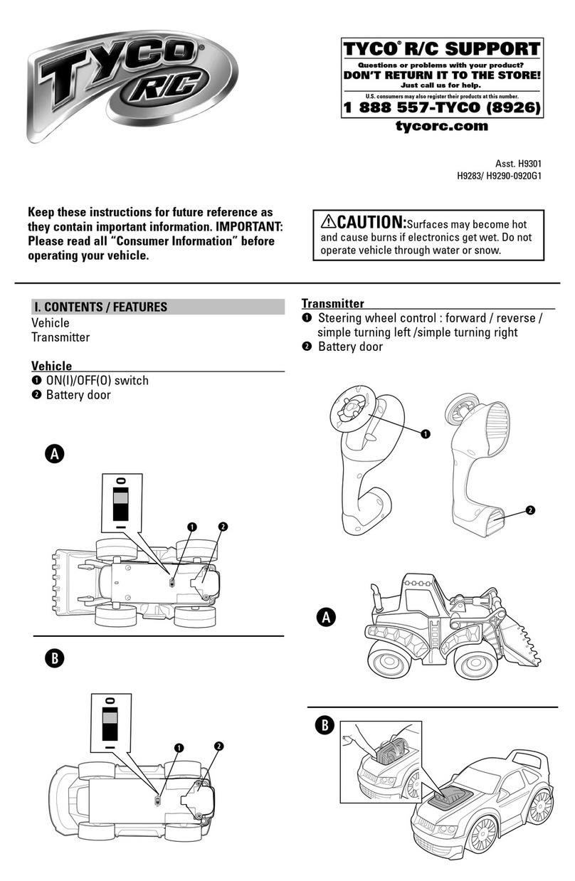 Tyco R/C H9283 user manual