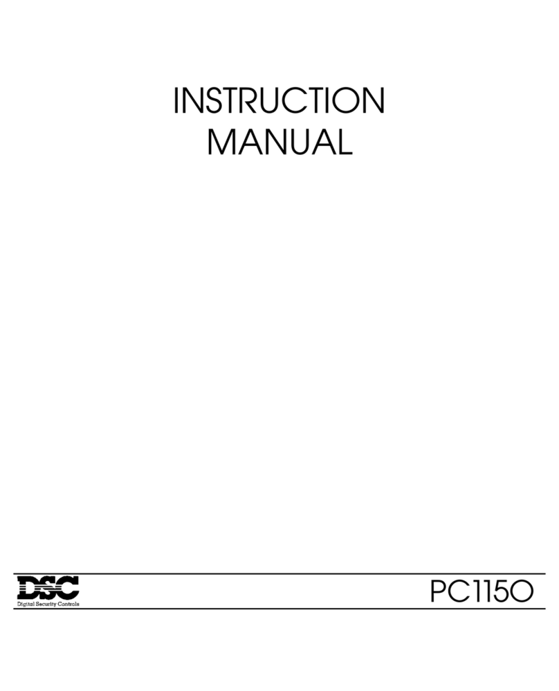 DSC PC1150 User manual