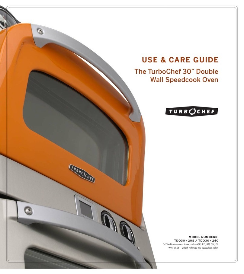 TurboChef TD030*208 Use and care guide