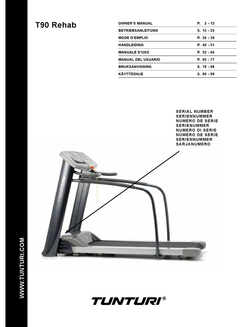 Tunturi T90 Rehab User manual