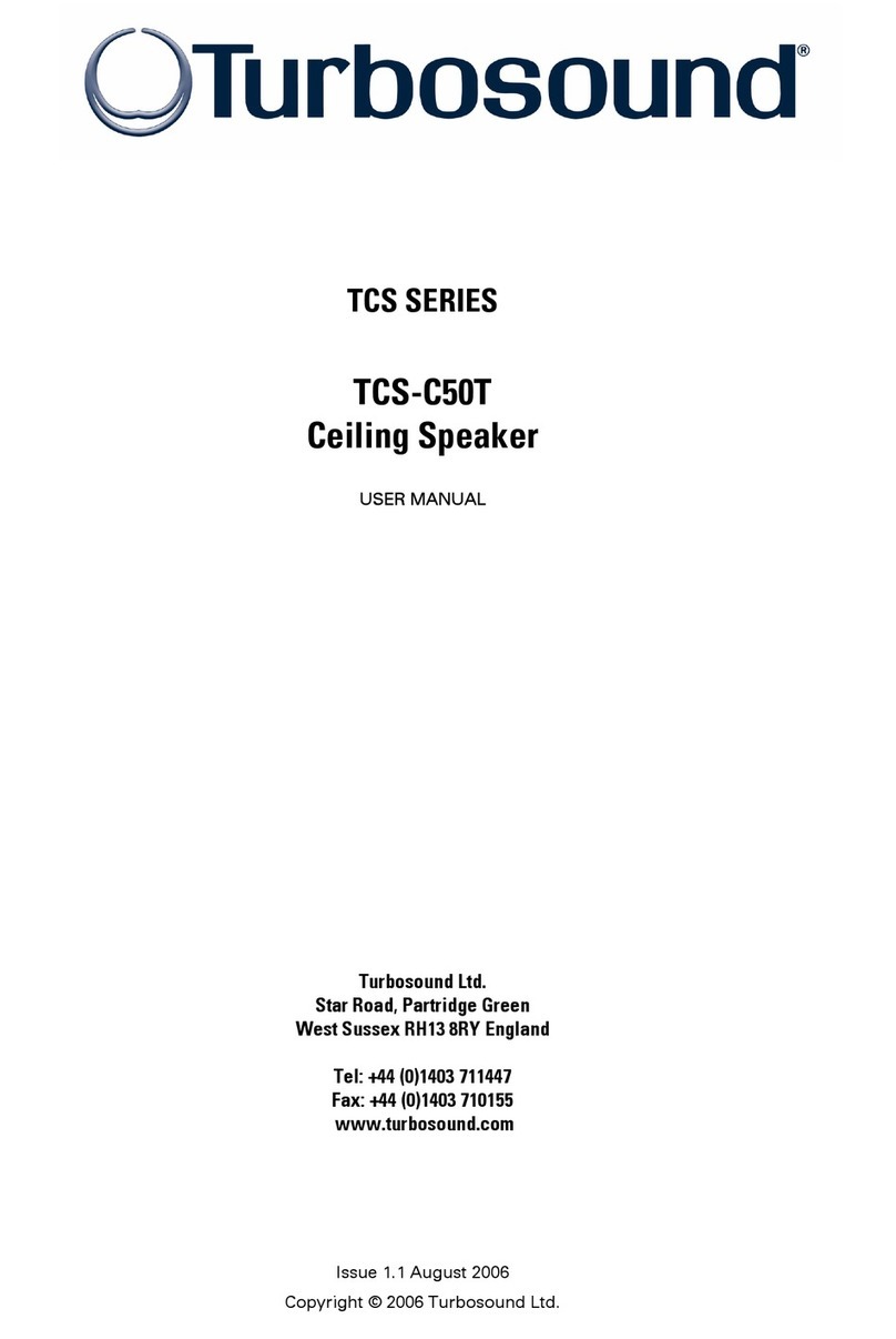 Turbosound TCS-C50T User manual