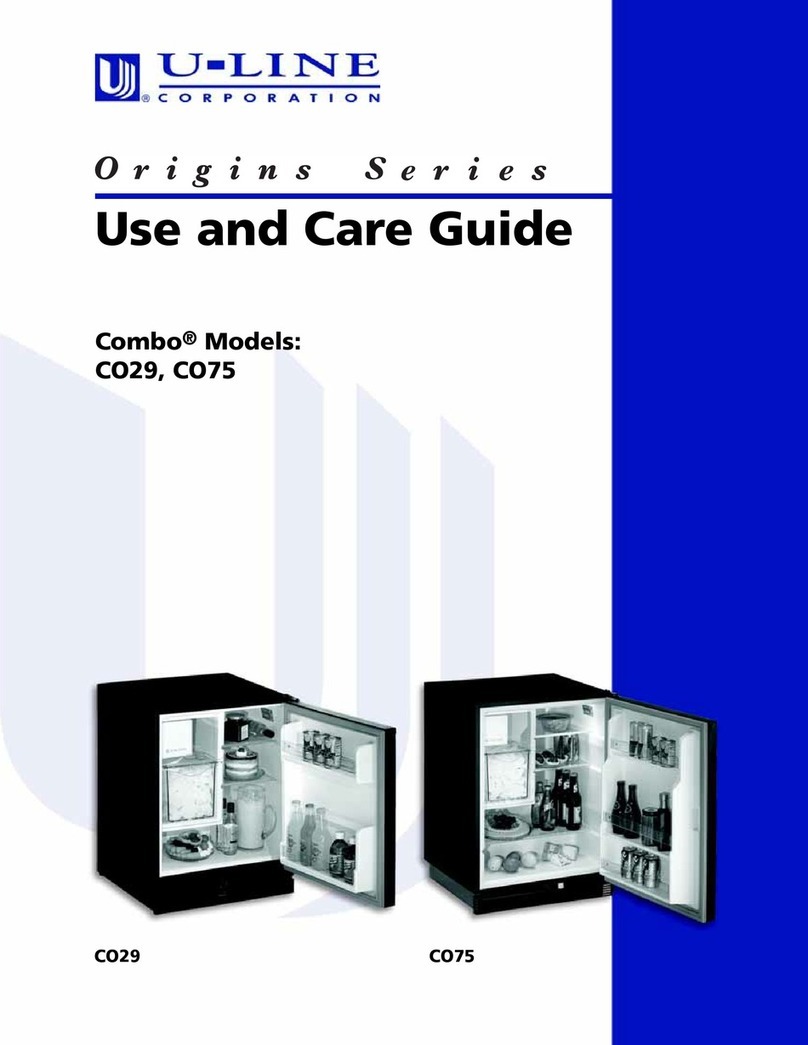 U-Line Combo CO29 User manual U-Line Combo CO29 User manual