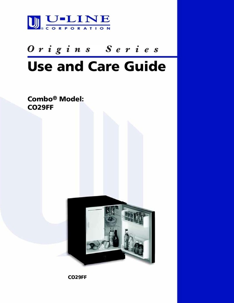 U-Line Origins CO29FF User manual U-Line Origins CO29FF User manual