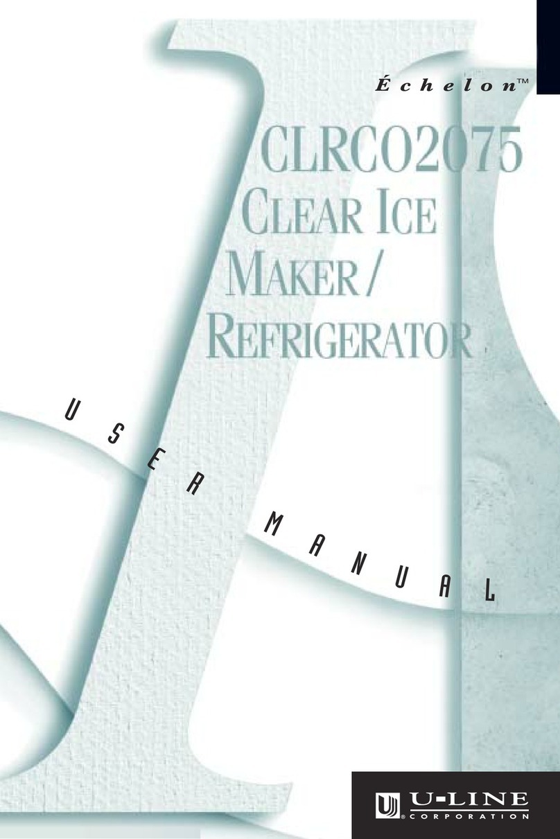 U-Line CLRCO2075 User manual