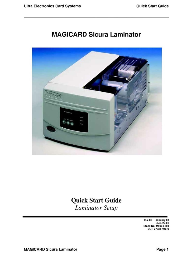 Magicard MAGICARD Sicura Laminator User manual