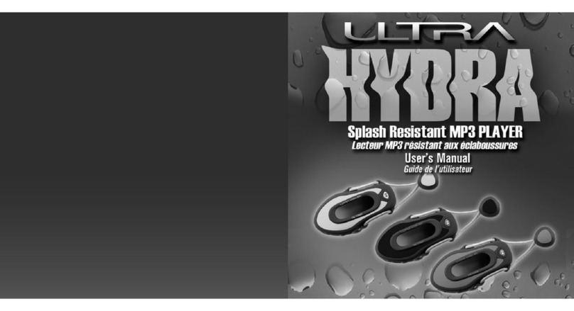 Ultra electronics MP3 Player user manual