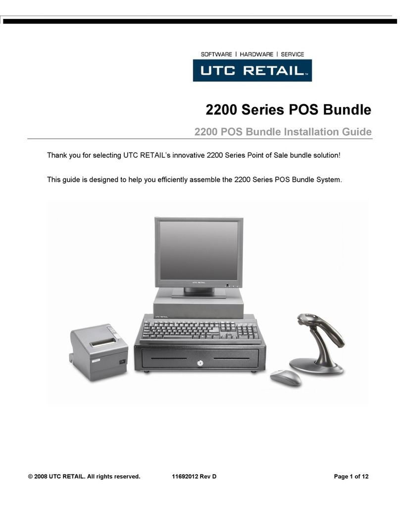 UTC RETAIL 2200 Series Back Office Workstation Bundle... User manual UTC RETAIL 2200 Series Back Office Workstation Bundle... User manual