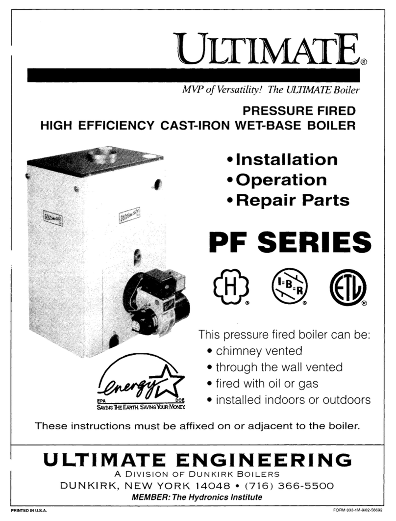 Ultimate Products PF Series Installation & operation