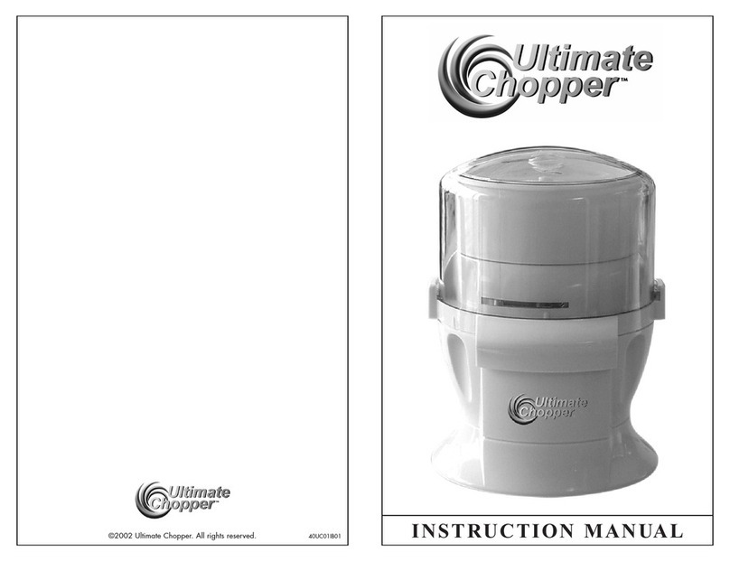 Ultimate Chopper Food Chopper instruction manual