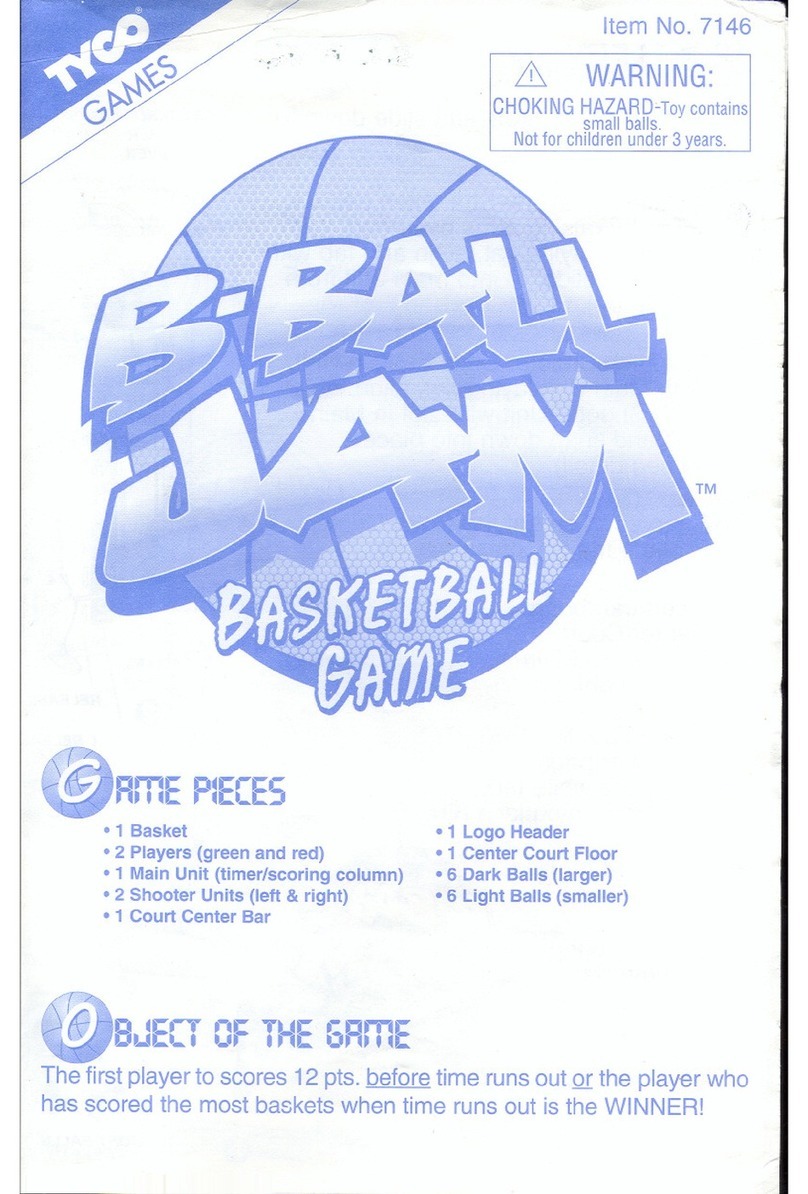 Tyco B-BALL JAM 7146 user manual Tyco B-BALL JAM 7146 user manual