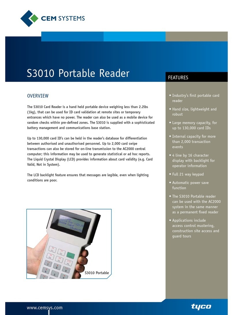 CEM S3010 Specifications