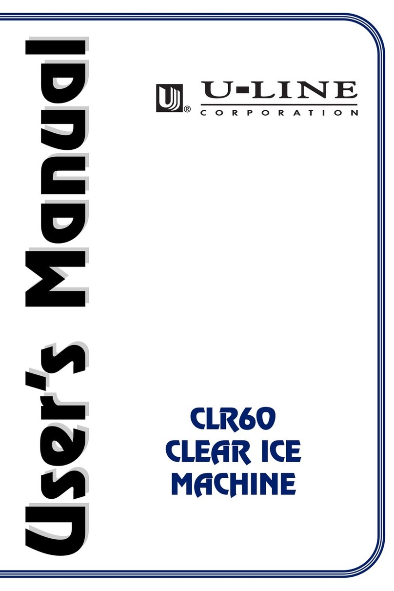 U-Line CLR60 User manual