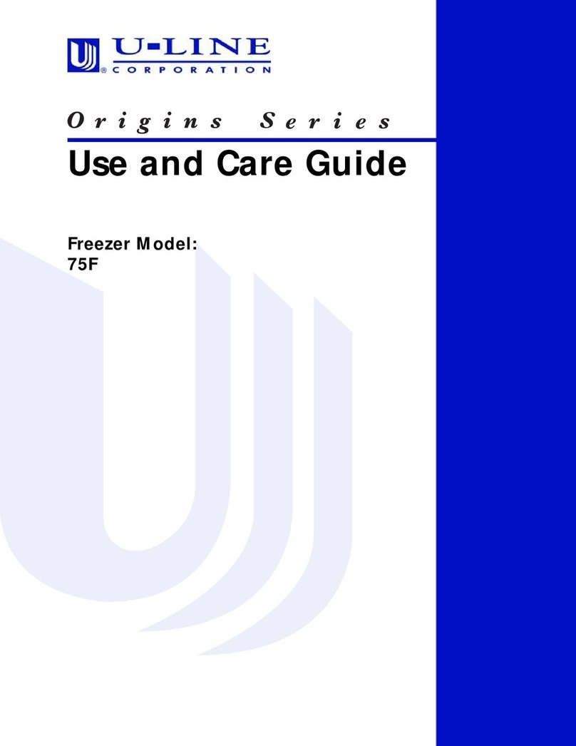 U-Line 75F Use and care guide