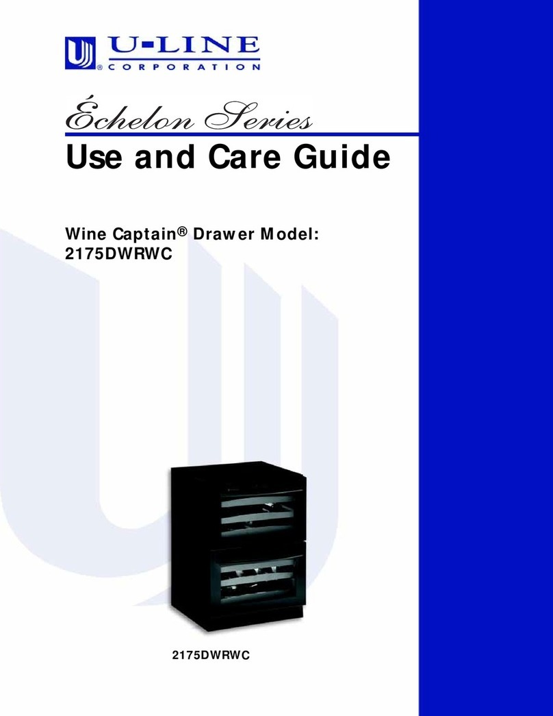 U-Line 2175DWRWC User manual