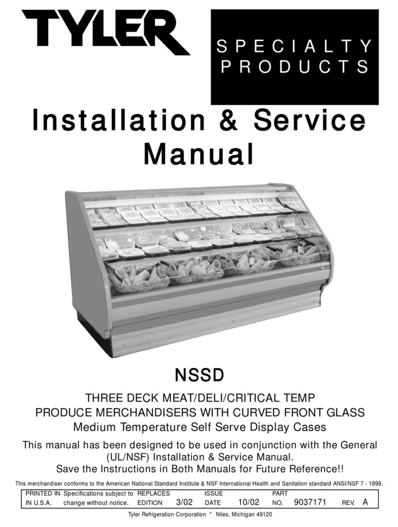 Tyler NSSD Installation & service manual