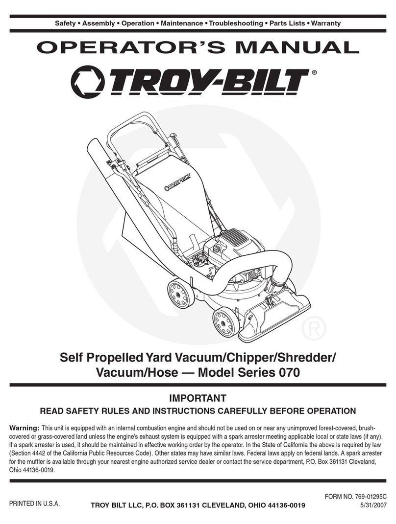 Troy-Bilt 70 Operator's manual