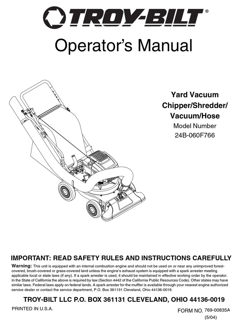 Troy-Bilt 24B-060F766 Operator's manual