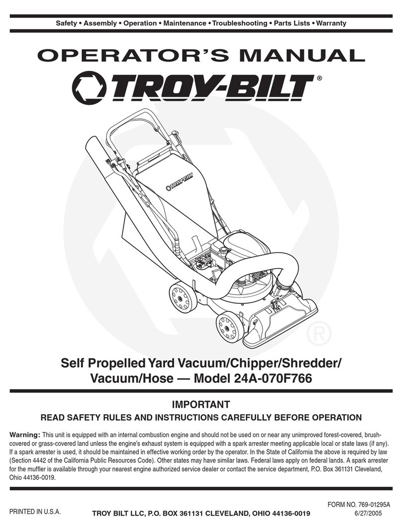 Troy-Bilt 24A-070F768 Operator's manual