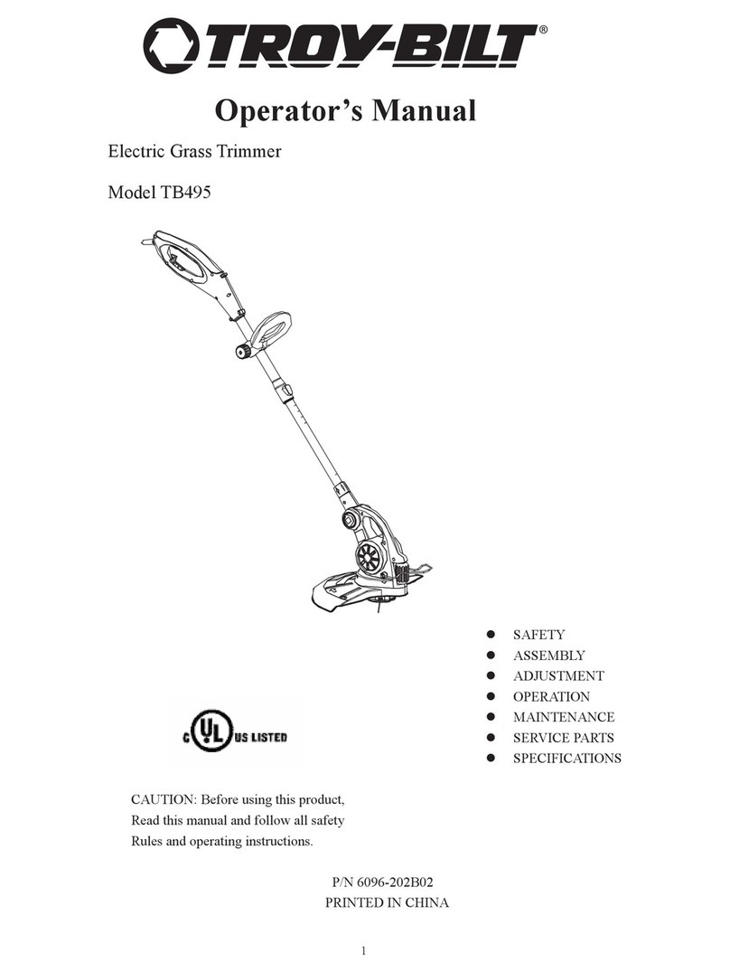 Troy-Bilt TB495 Operator's manual