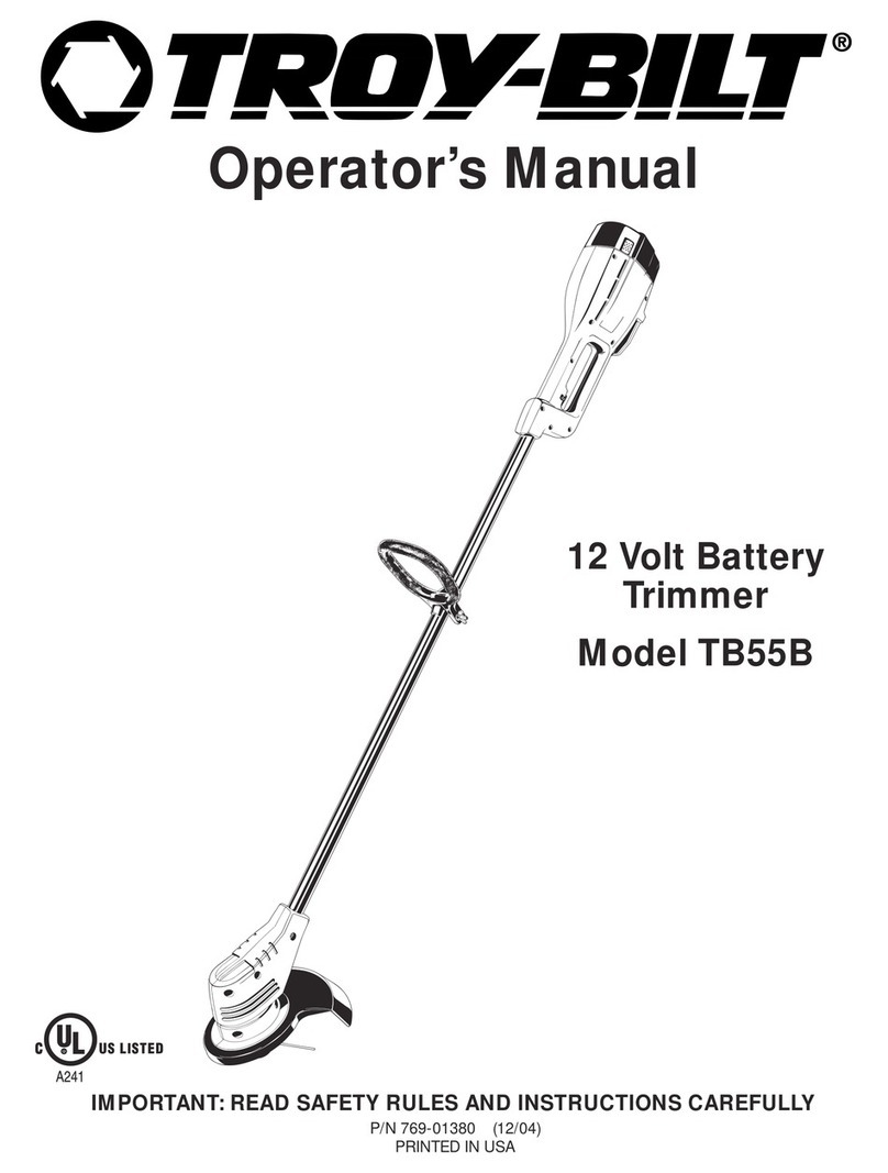 Troy-Bilt TB55B Operator's manual