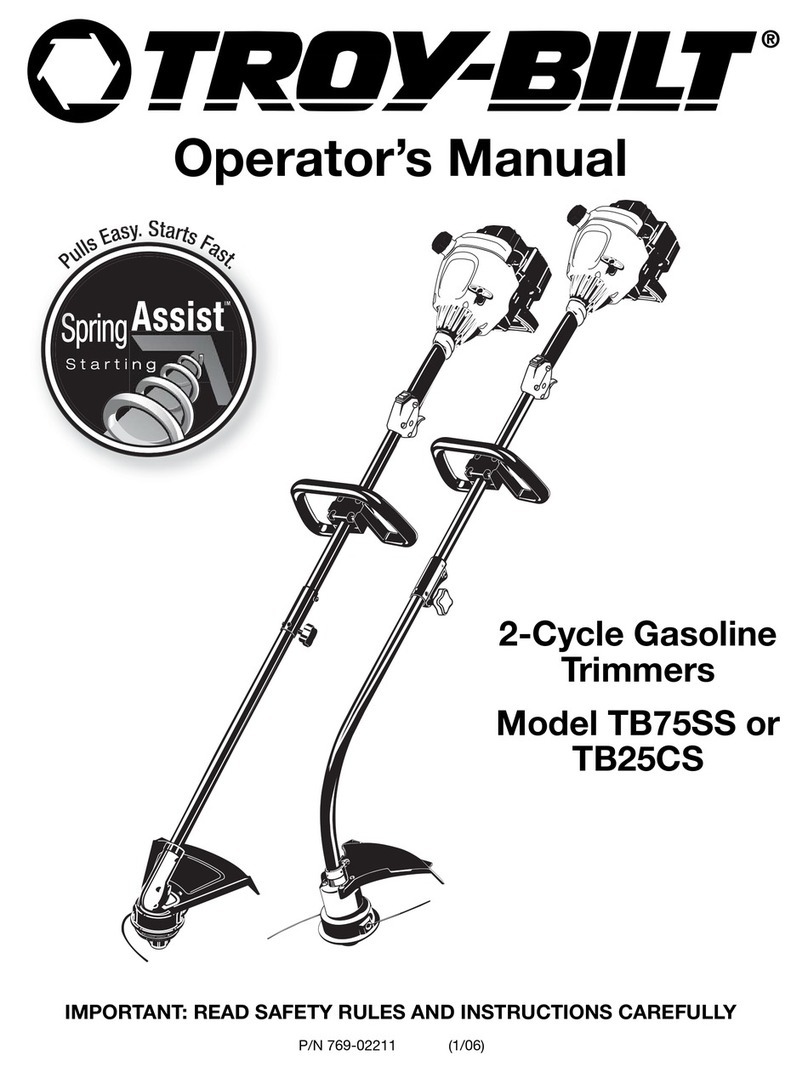Troy-Bilt AST TB25CS Operator's manual