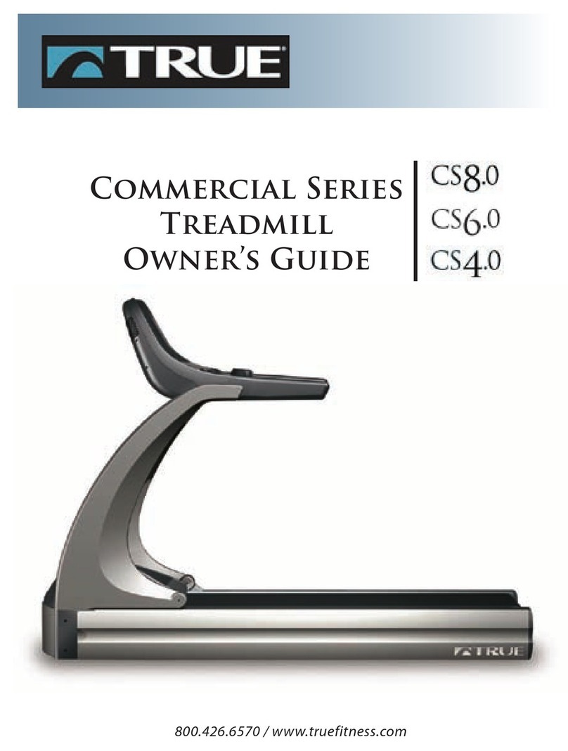 True Fitness CS4 owner's guide