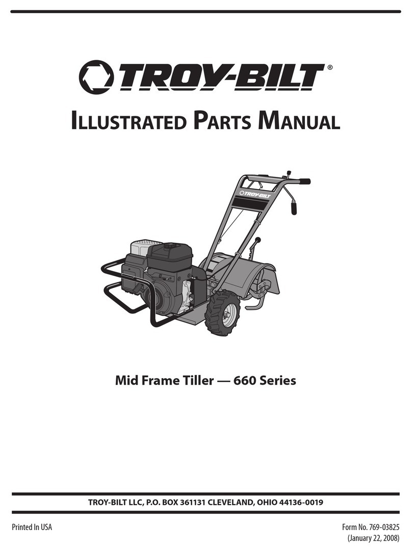 Troy-Bilt 660 Series Illustrated parts manual