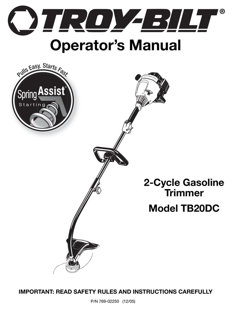 Troy-Bilt TB20DC User manual