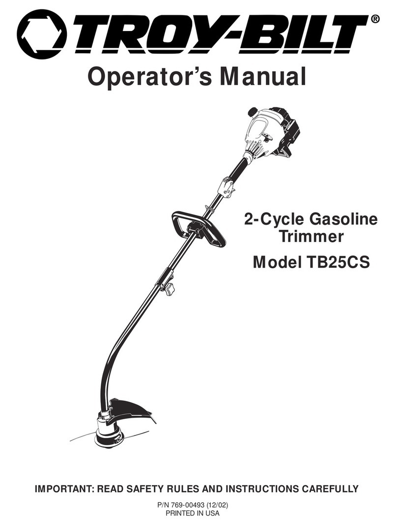 Troy-Bilt TB25C5 Operator's manual