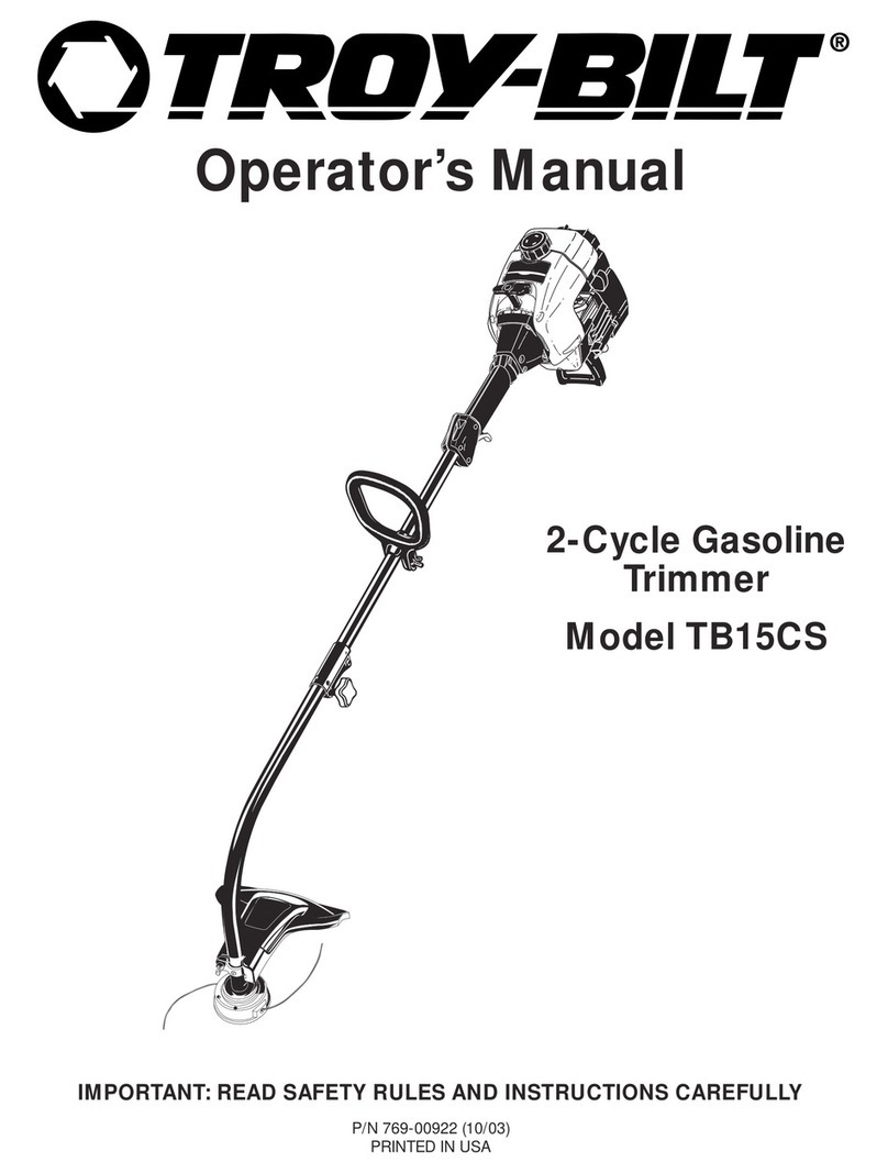 Troy-Bilt TB15CS Operator's manual