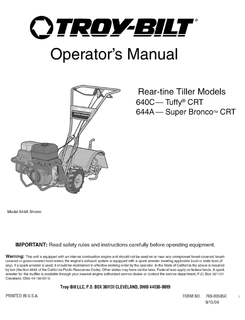 Troy-Bilt TUFFY CRT 640C User manual