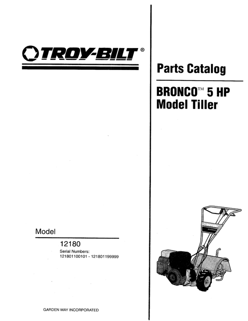 Troy-Bilt Bronco 12180 parts catalog