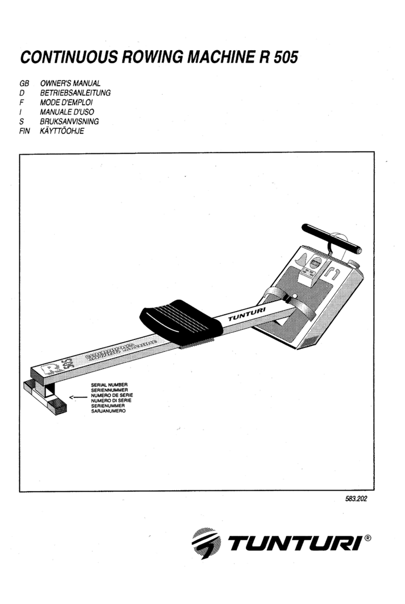 Tunturi R 505 User manual
