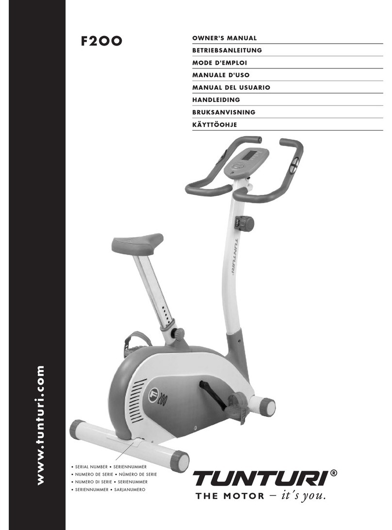 Tunturi F2OO User manual