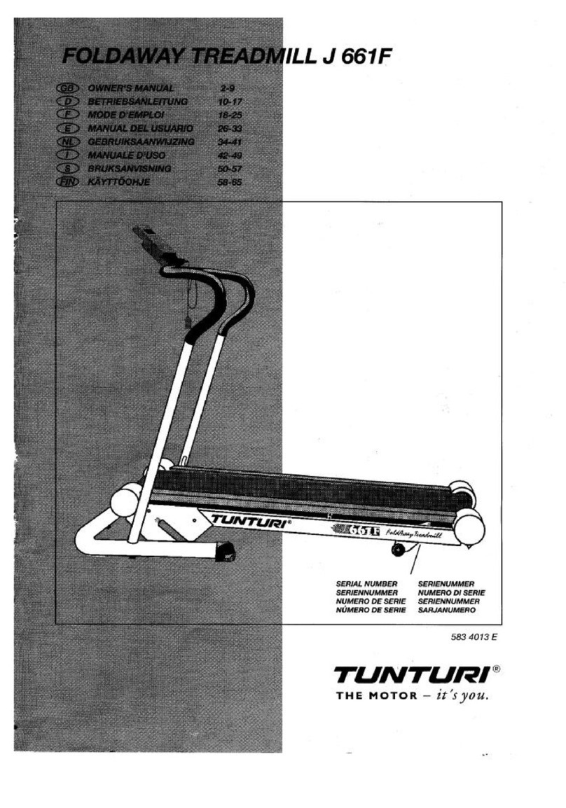 Tunturi J661F User manual