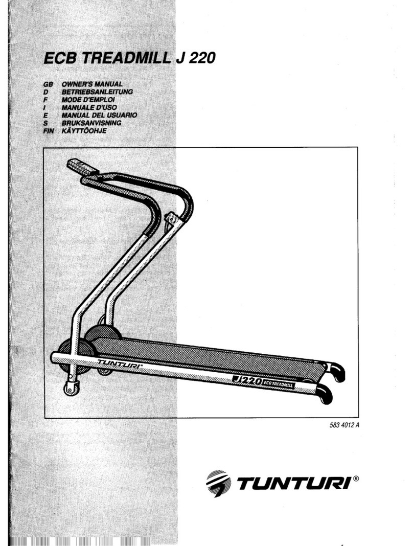 Tunturi J 220 owner's manual