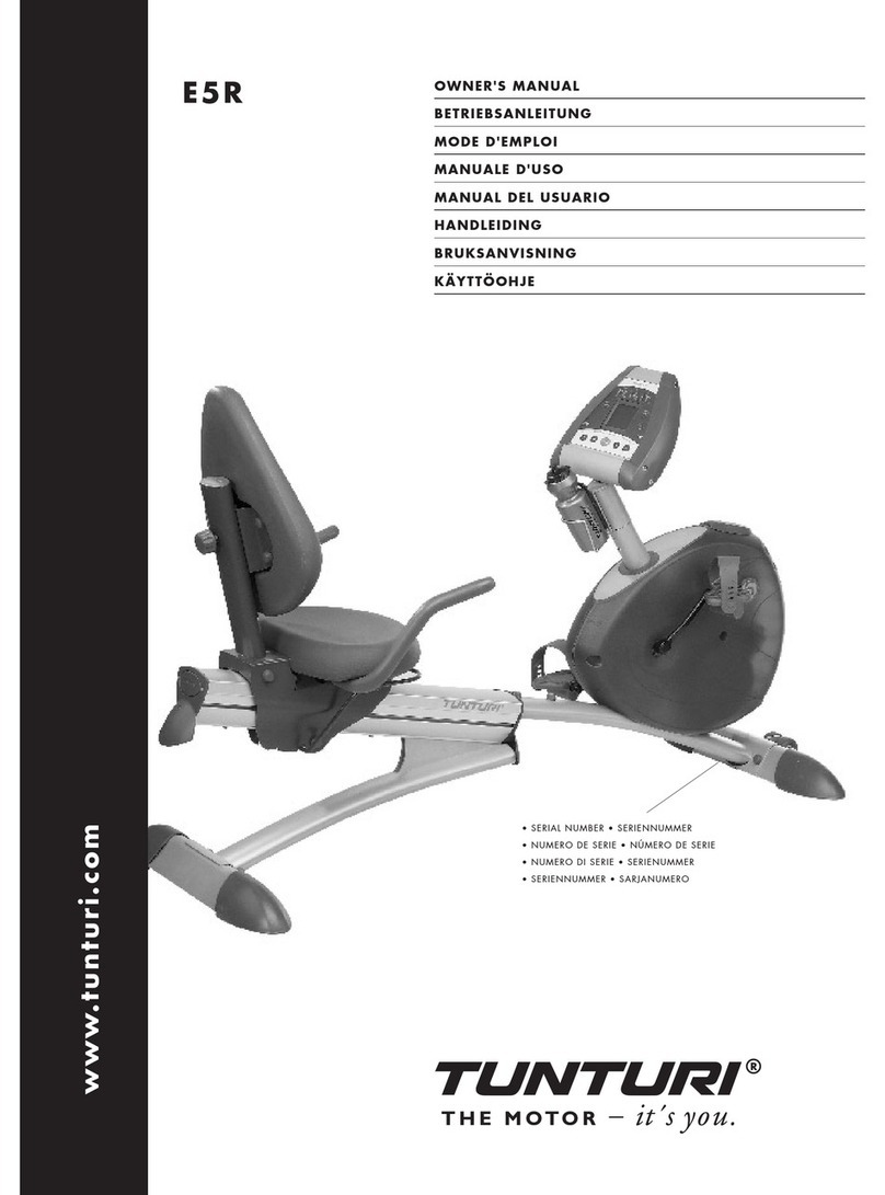 Tunturi E5R User manual