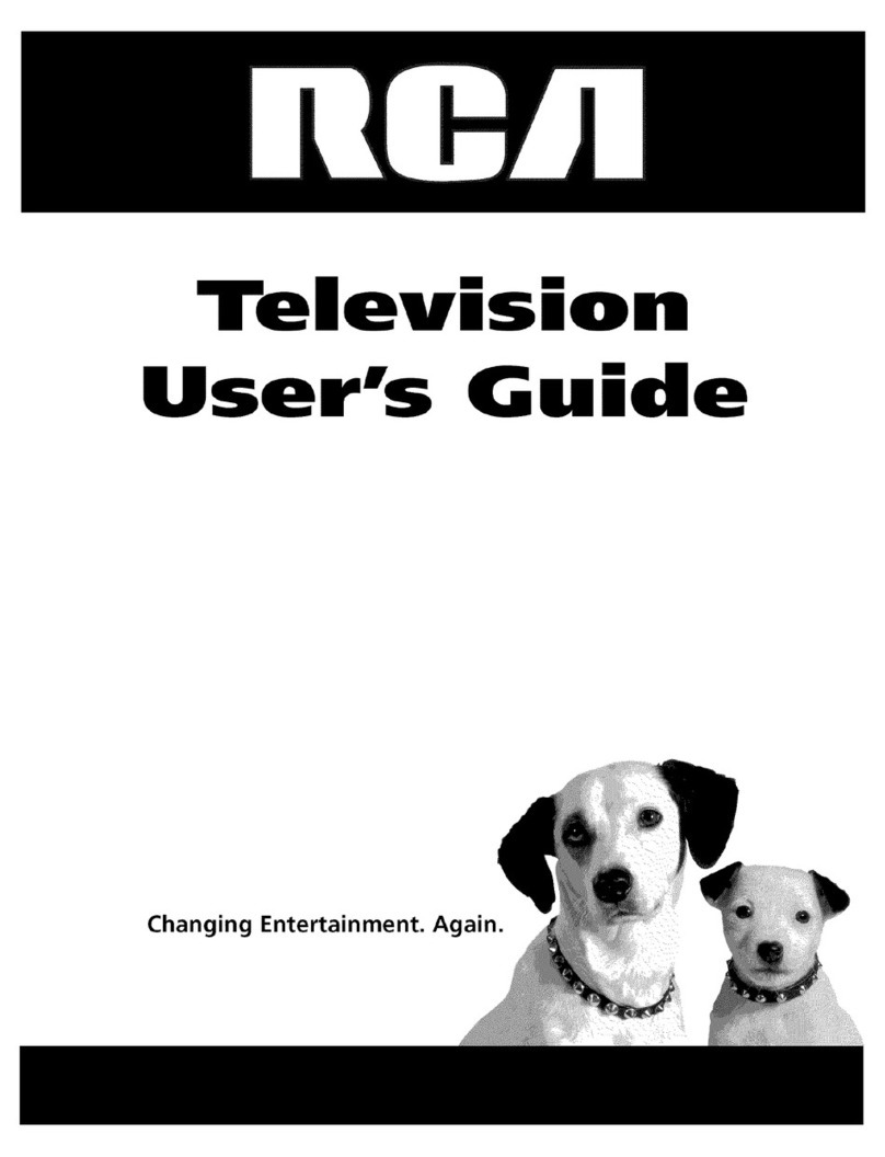 RCA CRT Television User manual