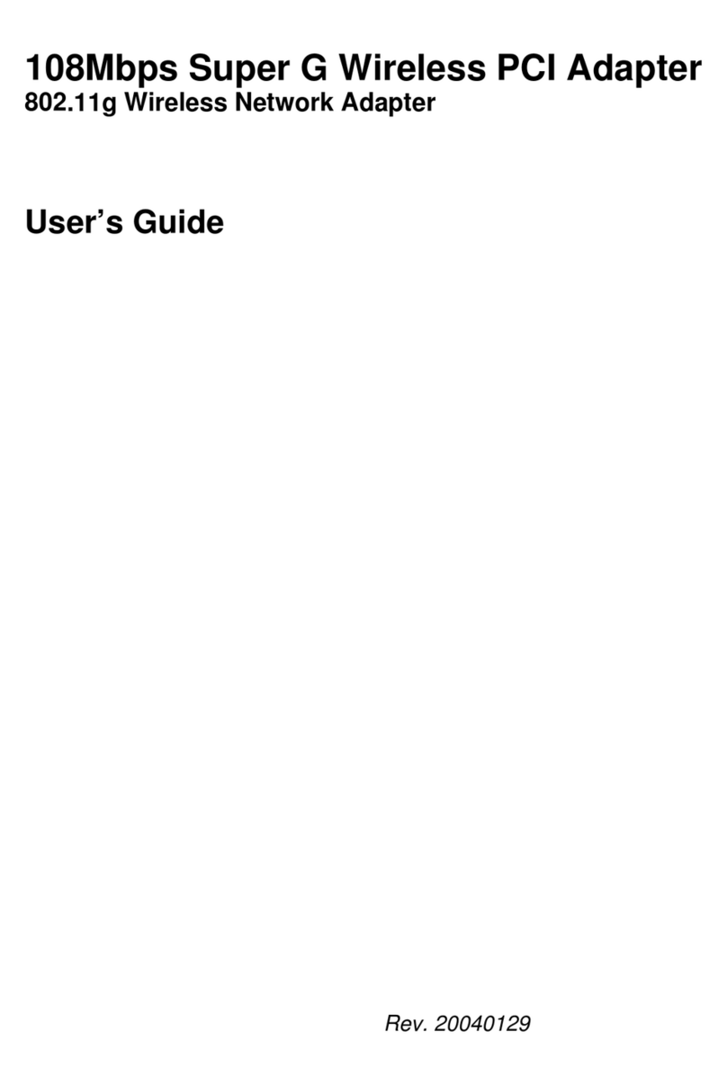 Trust Super G 802.11g User manual