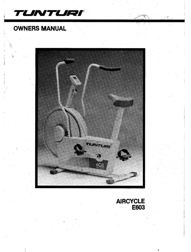 Tunturi Aircycle E603 owner's manual