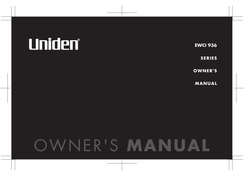 Uniden EWCI 936 Series User manual