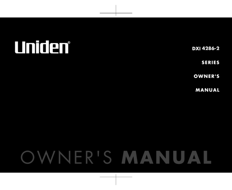 Uniden DXI 4286-2 Series User manual