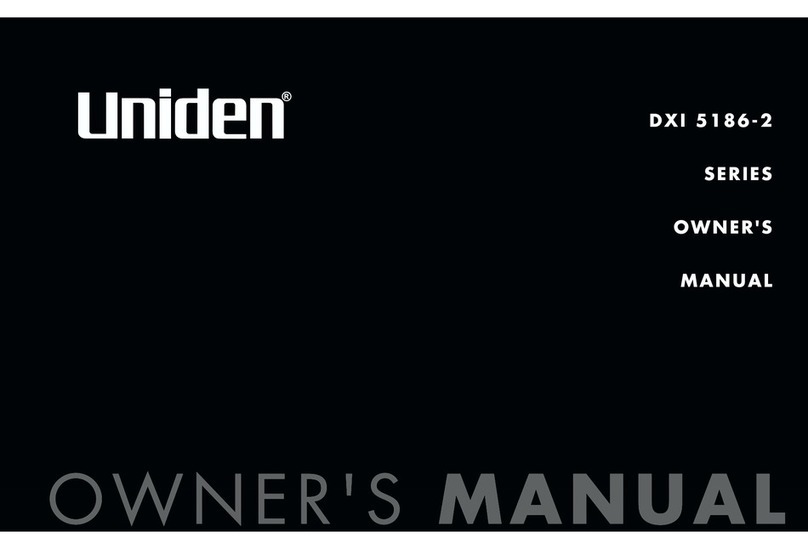 Uniden DXI 5186-2 Series User manual