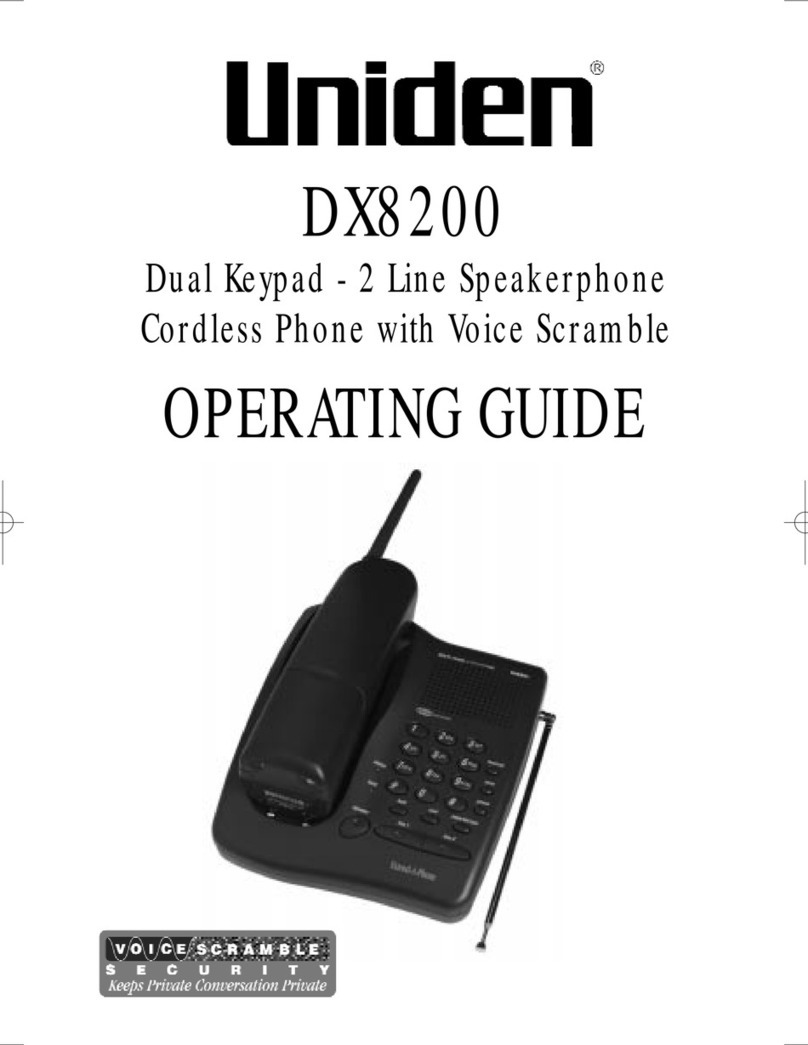 Uniden DX8200 User manual